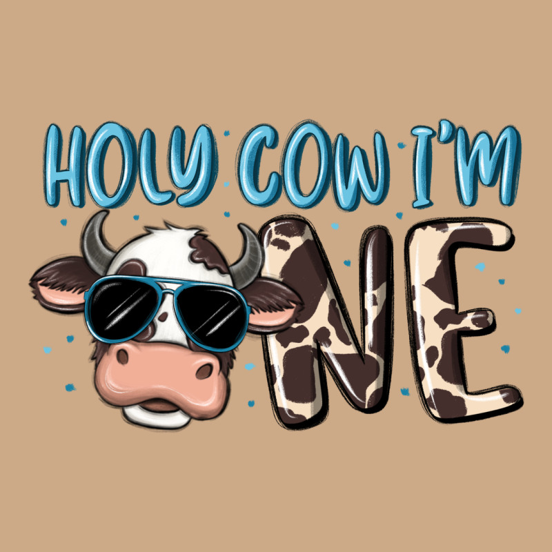 Holy Cow I'm One Vintage Hoodie by MaliasSmallBusiness | Teevron