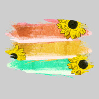 Colored Triple Sunflower Brush Strokes Premium Tee | Teevron