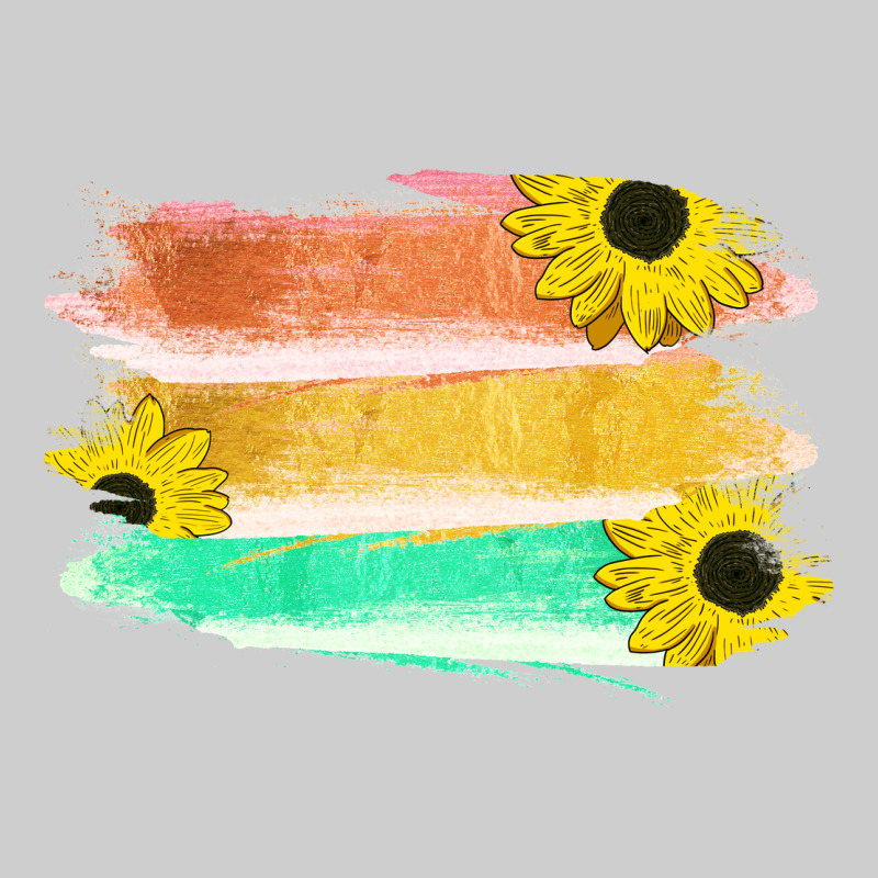 Colored Triple Sunflower Brush Strokes Premium Tee by Bettercallsaul | Teevron
