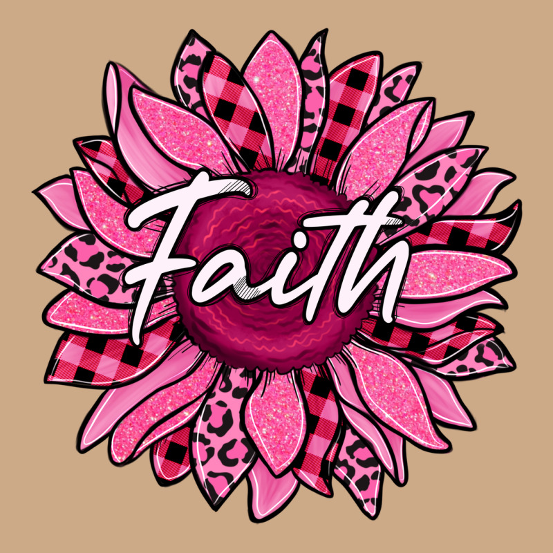 Faith Breast Cancer Awareness Sunflower Vintage Hoodie by Jasminsmagicworld | Teevron
