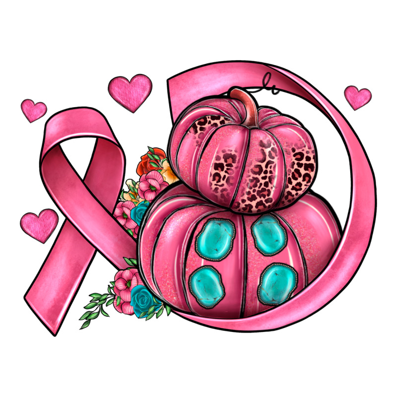 Cancer Ribbon Pumpkins Premium Tee by JahusDesignShop | Teevron