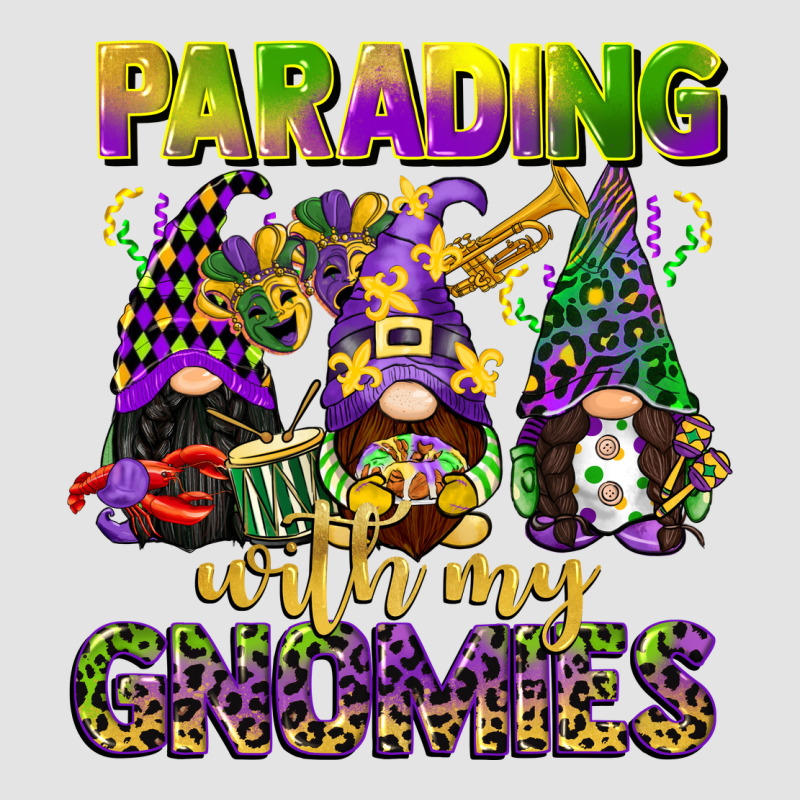 Parading With My Gnomies Mardi Gras Premium Sweatshirt by CowGirlArtShop | Teevron