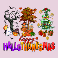 Happy Hallothanksmas Trees Ladies Tee | Teevron