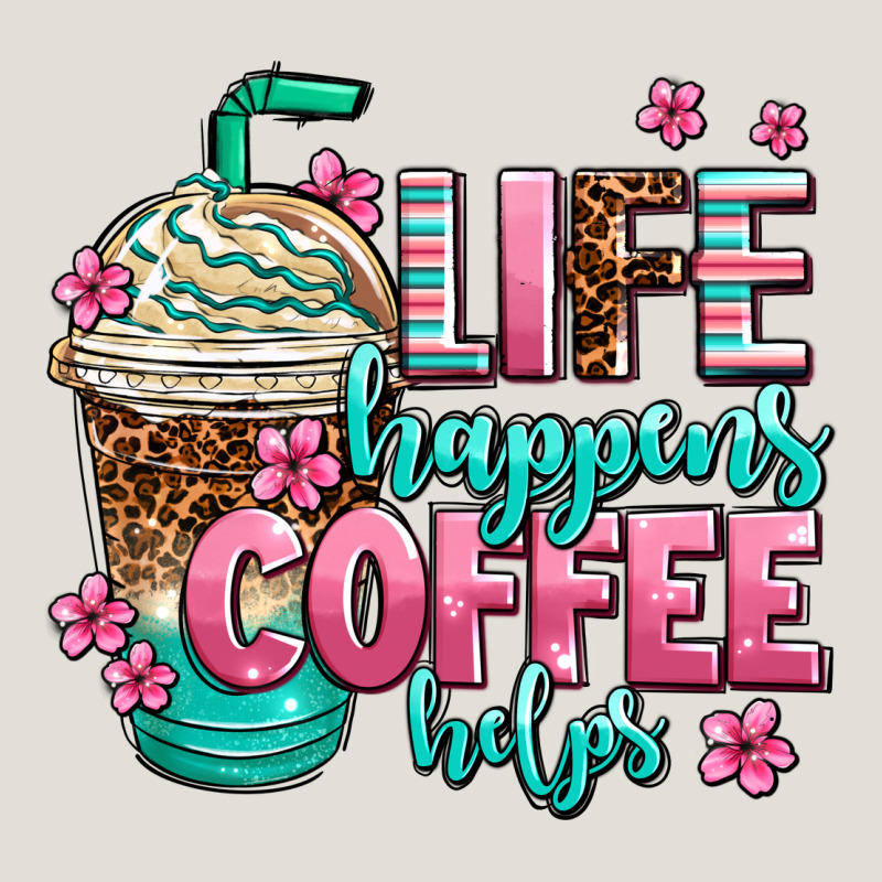 Life Happens Coffee  Helps Heavy Core Tee by AdoDesignShop | Teevron