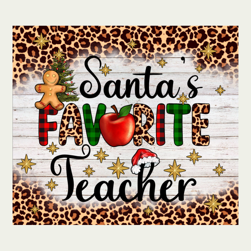 Santa's Favorite Teacher Urban Heavy Tee by AdoDesignShop | Teevron