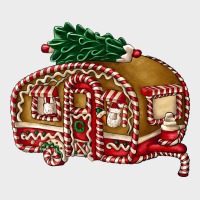 Caravan Gingerbread Urban Hoodie | Teevron