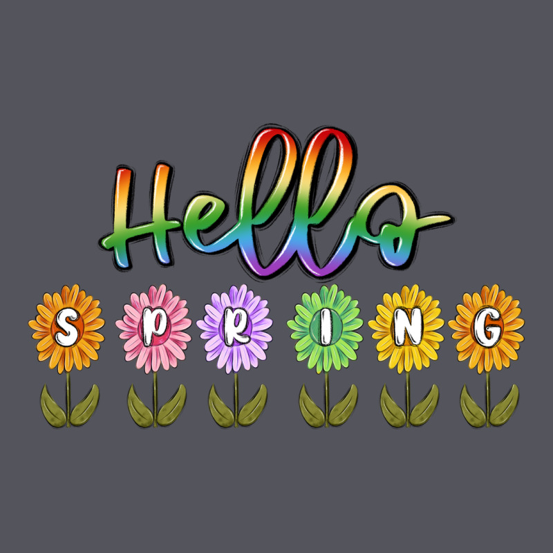 Hello Spring Vintage Hoodie by MaliasSmallBusiness | Teevron