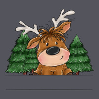 Personalized Christmas Deer Vintage Hoodie | Teevron