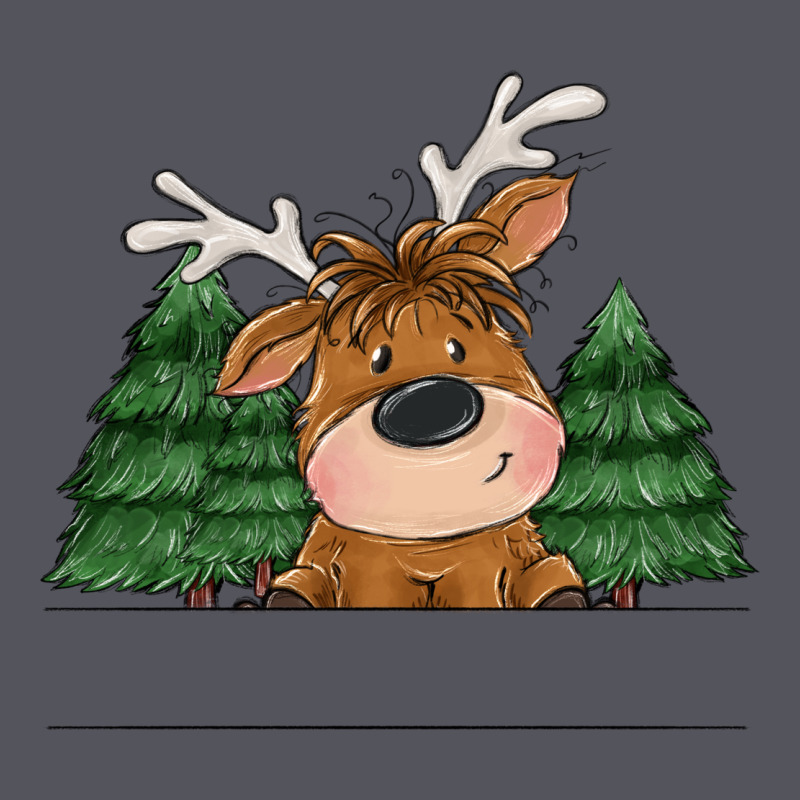 Personalized Christmas Deer Vintage Hoodie by MaliasSmallBusiness | Teevron