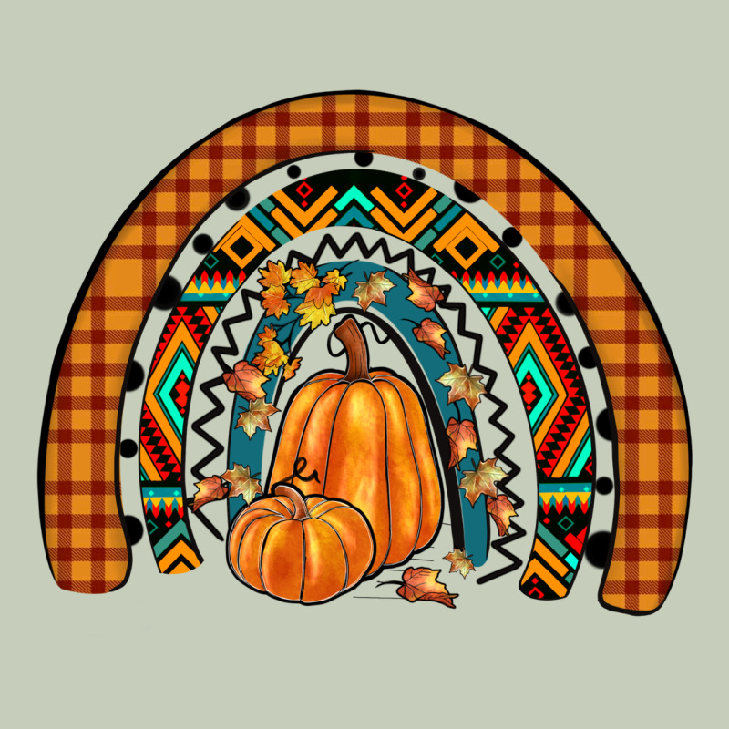 Fall Pumpkin Rainbow Long Sleeve Tee by JahusDesignShop | Teevron