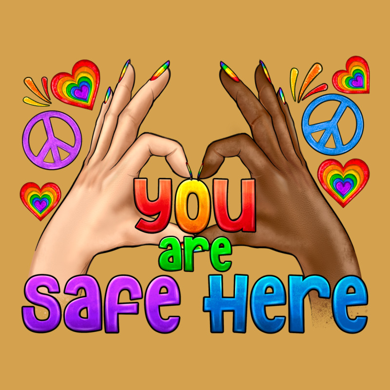 Lgbtq+ You Are Safe Here Urban Hoodie by BundleAndBundleShop | Teevron