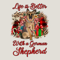 Christmas Life Is Better With A German Shepherd Heavy Core Tee | Teevron