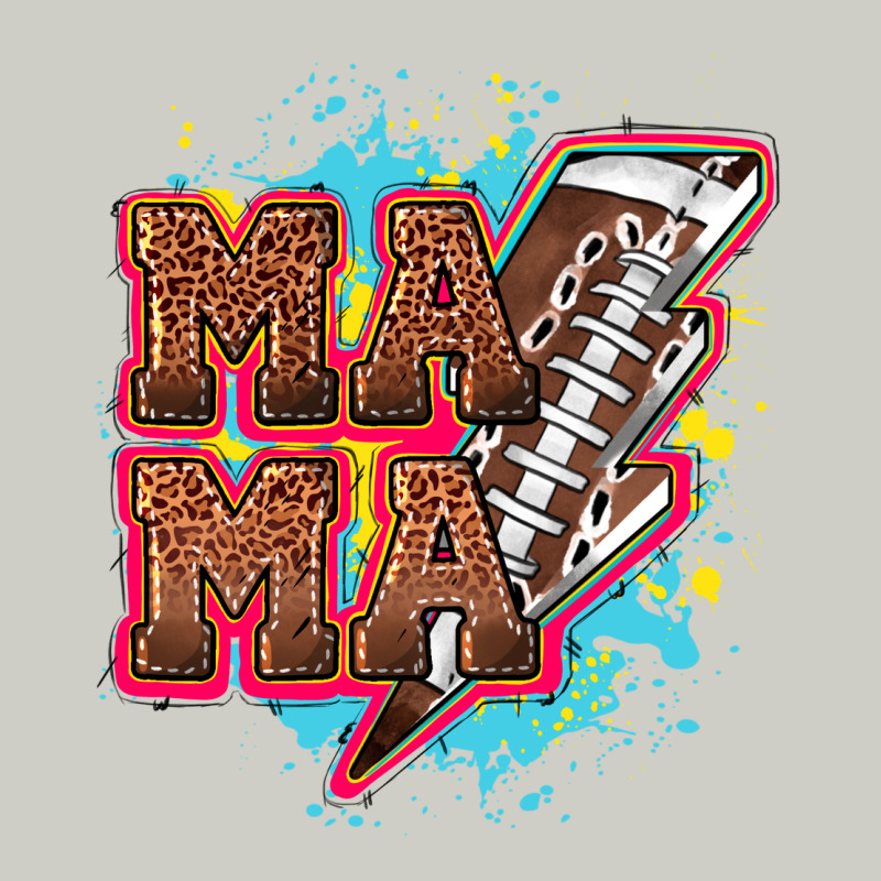 Mama Football Lightning Bolt Heavyweight Hoodie by HowdyJamesFarm | Teevron