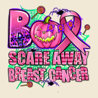 Halloween Boo With Cancer Ribbon Breast Cancer Sca Ladies Tee | Teevron
