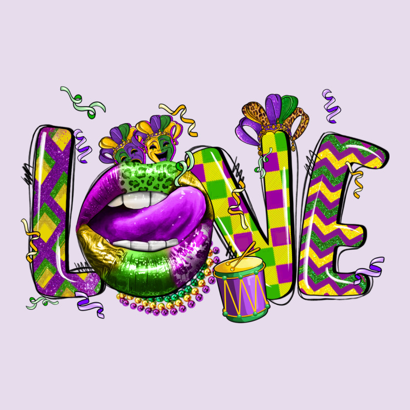 Mardi Gras Love Lips Premium Hoodie by CowGirlArtShop | Teevron