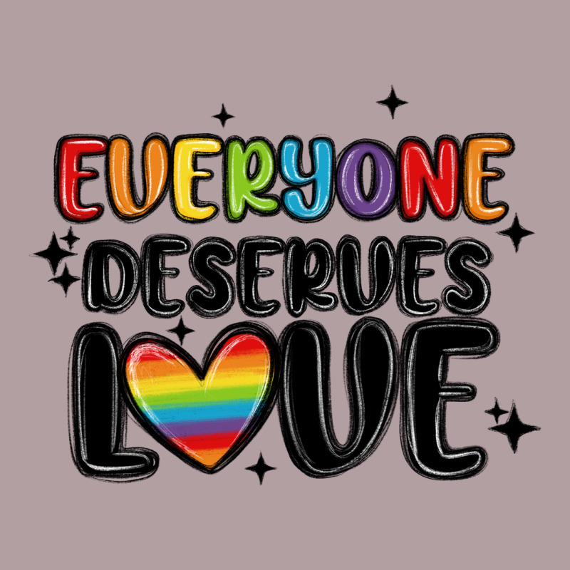Everyone Deserves Love Vintage Hoodie by MaliasSmallBusiness | Teevron