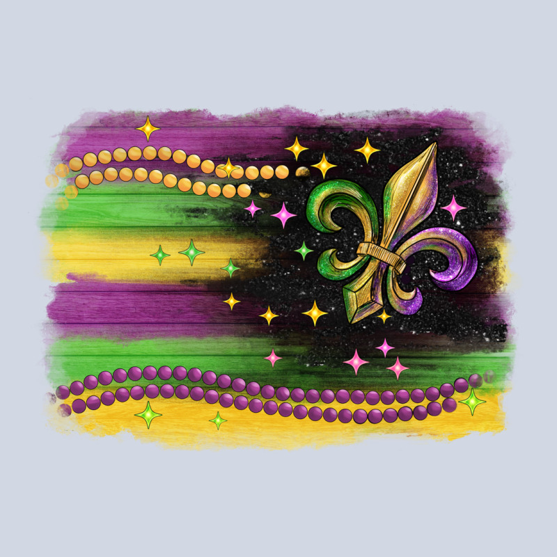 Mardi Gras Flag Premium Sweatshirt by CowGirlArtShop | Teevron