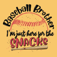 Baseball Brother I'm Just Here For The Snacks Vintage Hoodie | Teevron