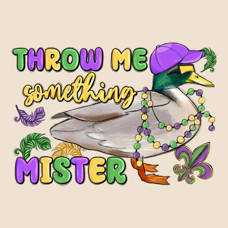 Throw Me Something Mister Mardi Gras Duck Urban Heavy Tee by MaliasSmallBusiness | Teevron