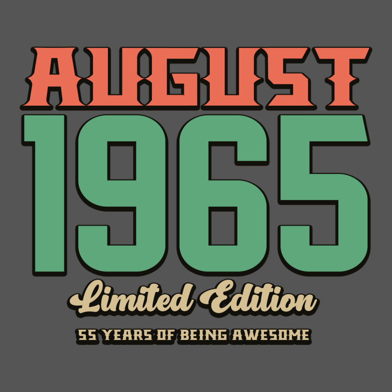 August 1965 Limited Edition 55 Years Of Being Awesome Zipper Hoodie by Bettercallsaul | Teevron