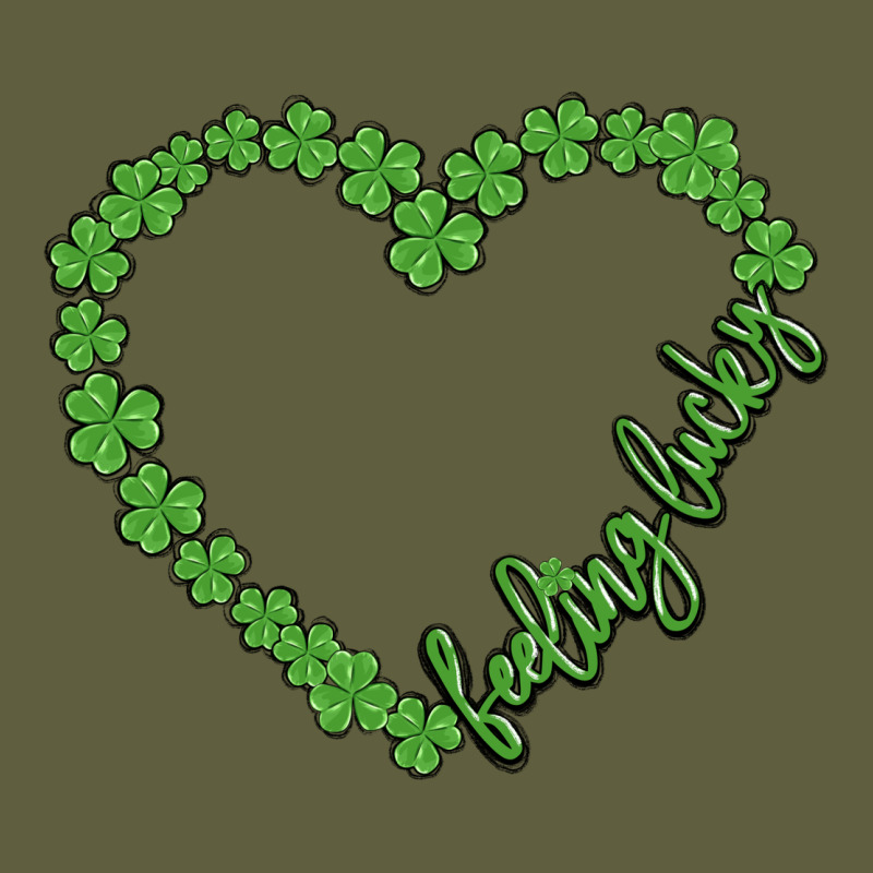 Shamrock Heart Felling Lucky Vintage Tee by MaliasSmallBusiness | Teevron