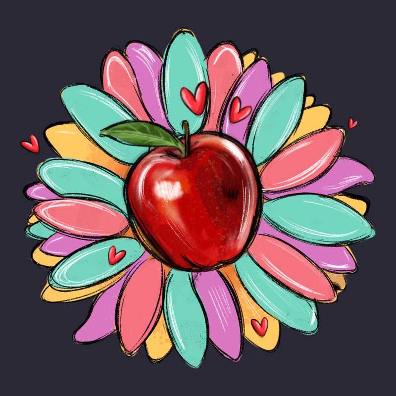 Teacher Apple Vintage Tee by MaliasSmallBusiness | Teevron