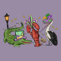 Mardi Gras Alligator Crawfish Pelican Classic Tee | Teevron