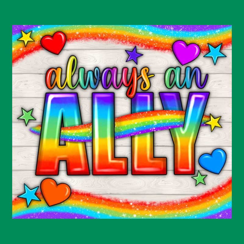 Always An Ally Pride Lgbtq+ Tumbler Urban Hoodie by BundleAndBundleShop | Teevron