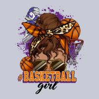 Messy Bun Basketball Girl Heavyweight Hoodie | Teevron