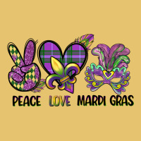 Peace Love Mardi Gras Premium Sweatshirt | Teevron