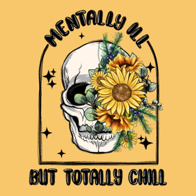 Mentally Ill But Totally Chill Vintage Hoodie by MaliasSmallBusiness | Teevron