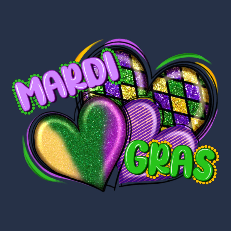 Mardi Gras Heart Premium Hoodie by CowGirlArtShop | Teevron