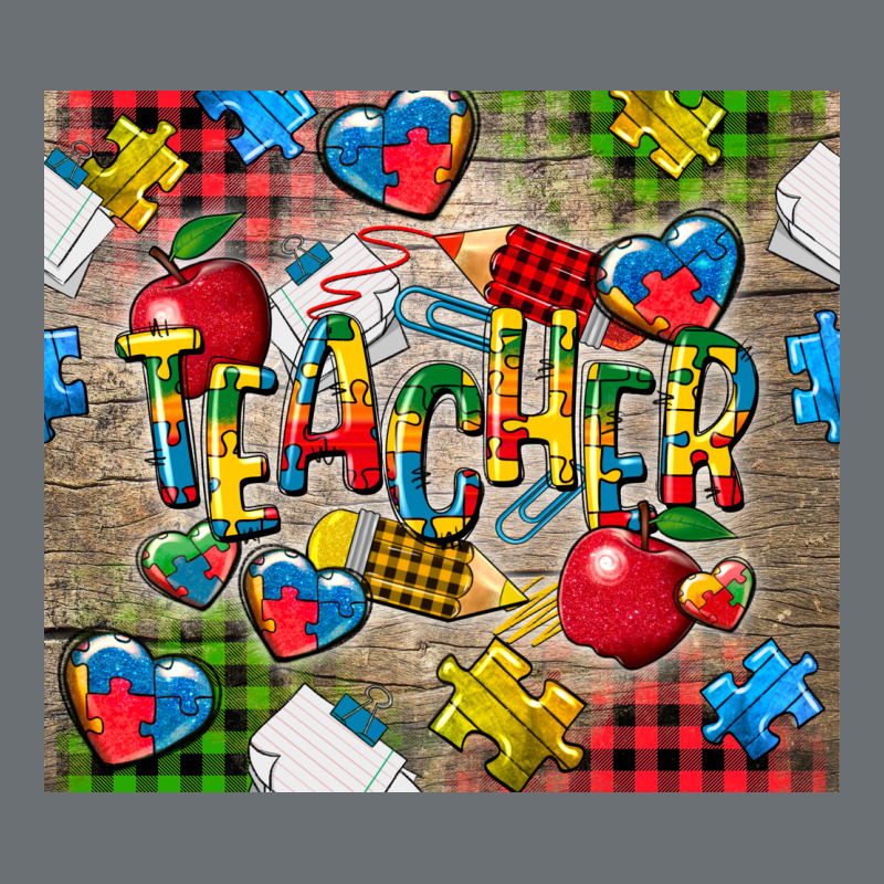 Teacher Autism Premium Hoodie by CowGirlArtShop | Teevron