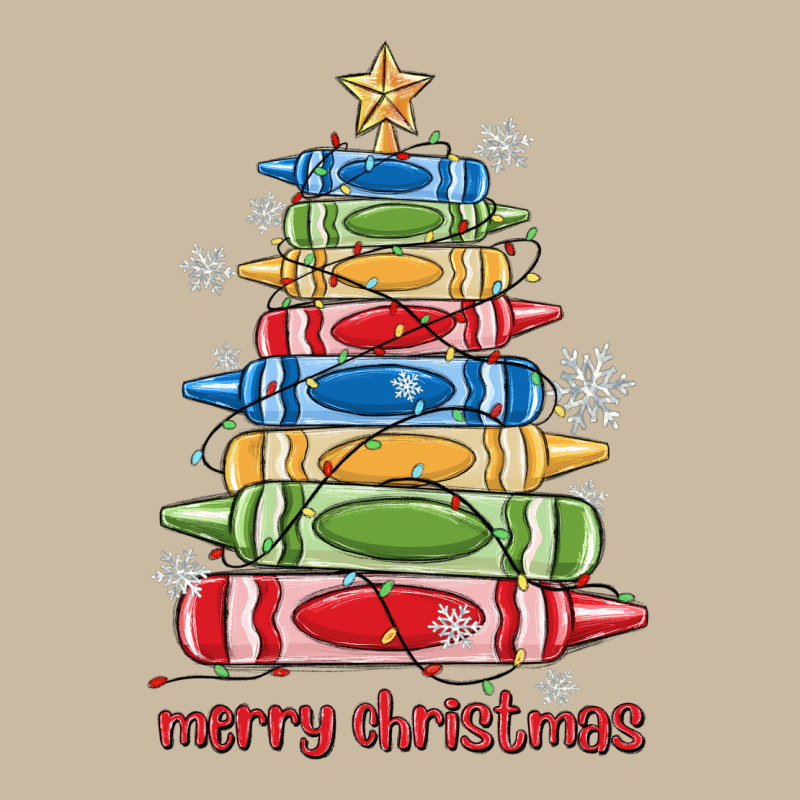 Crayons Tree Christmas Long Sleeve Tee by MaliasSmallBusiness | Teevron