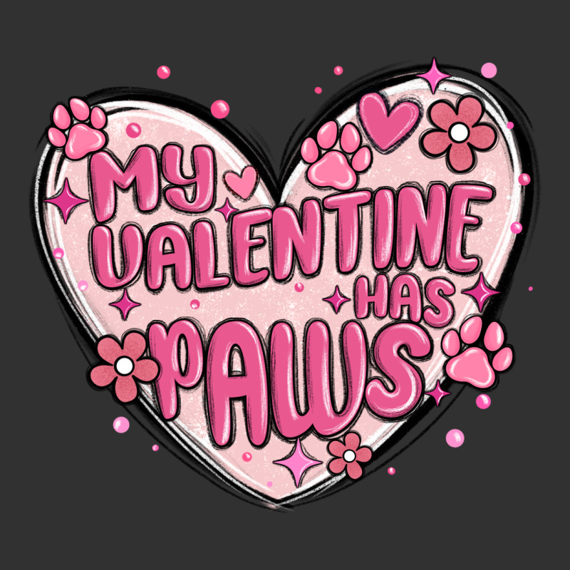 My Valentine Has Paws Urban Heavy Tee by MaliasSmallBusiness | Teevron
