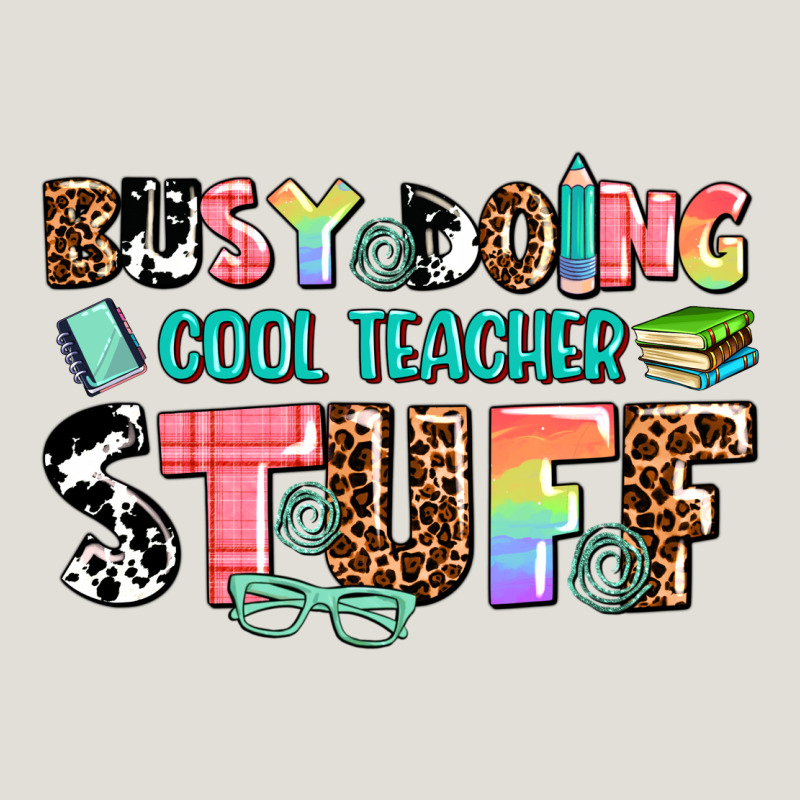 Busy Doing Cool Teacher Stuff Heavy Core Tee by AdoDesignShop | Teevron