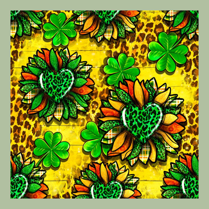 St. Patrick's Sunflower Seamless Pattern Urban Hoodie by BundleAndBundleShop | Teevron