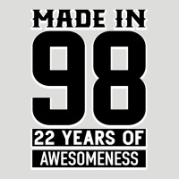 Made In 98 22 Years Of Awesomeness Zipper Hoodie | Teevron