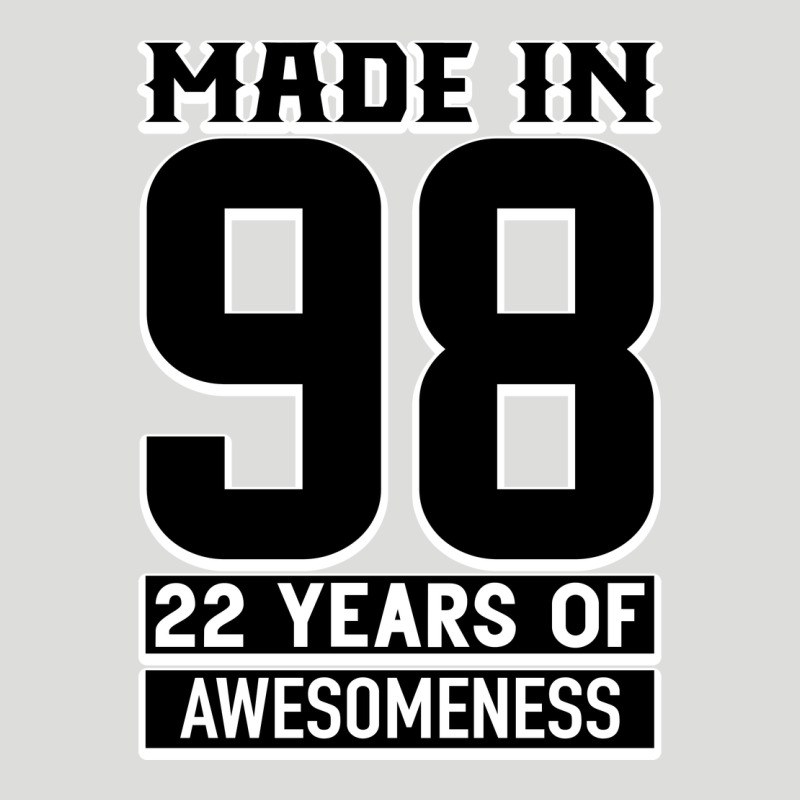 Made In 98 22 Years Of Awesomeness Zipper Hoodie by Bettercallsaul | Teevron