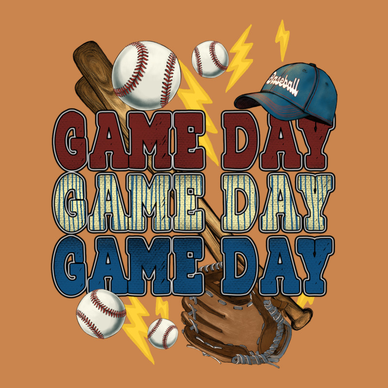 Game Day Lightning Bolt Baseball Heavyweight Hoodie by HowdyJamesFarm | Teevron