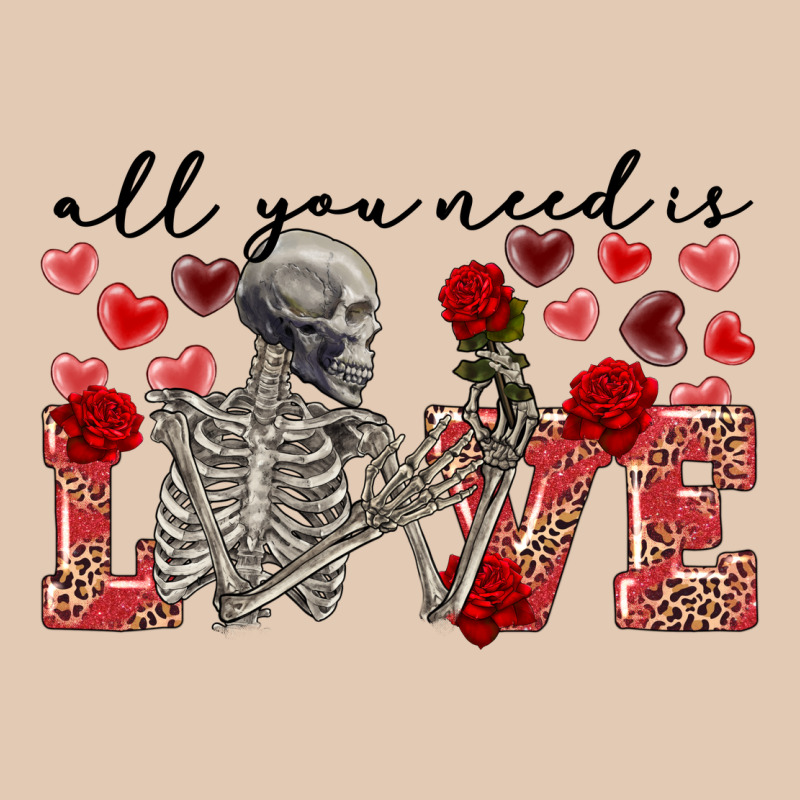 Skeleton All You Need Is Love Urban Hoodie by FaDigitalArtStudio | Teevron