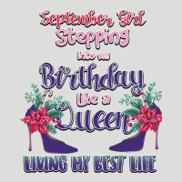 Womens September Girl Stepping Into My Birthday Zipper Hoodie | Teevron
