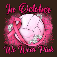 In October We Wear Pink Breast Cancer Valleybal Heavy Core Tee | Teevron