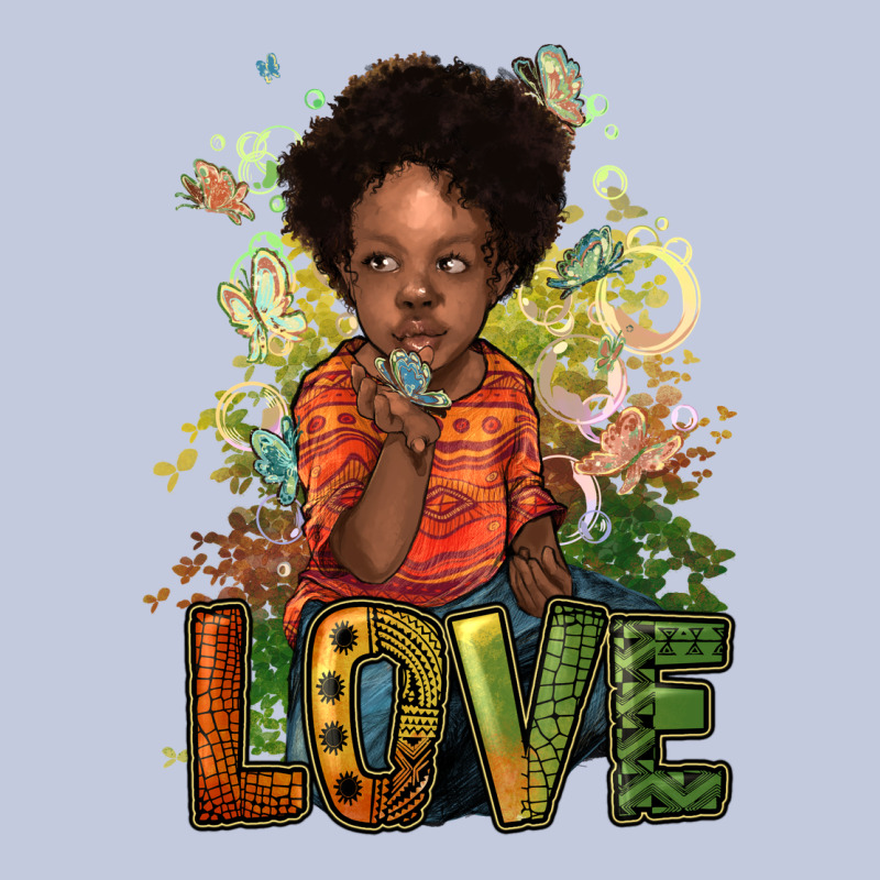 Black Afro Boy Love Long Sleeve Tee by NancyCooperArtShop | Teevron