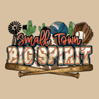 Small Town Big Spirit Baseball Heavyweight Hoodie | Teevron