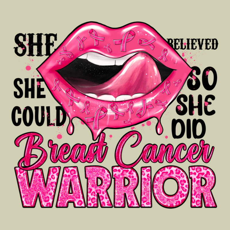 Breast Cancer Warrior Lips Heavy Core Tee by JahusDesignShop | Teevron