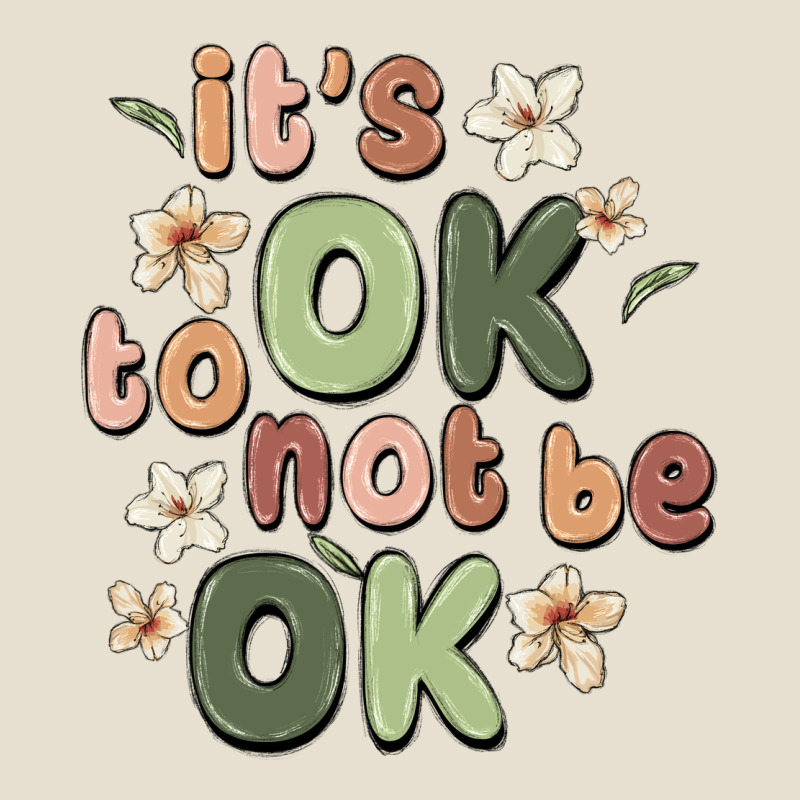 It's Ok To Not Be Ok Urban Heavy Tee by MaliasSmallBusiness | Teevron