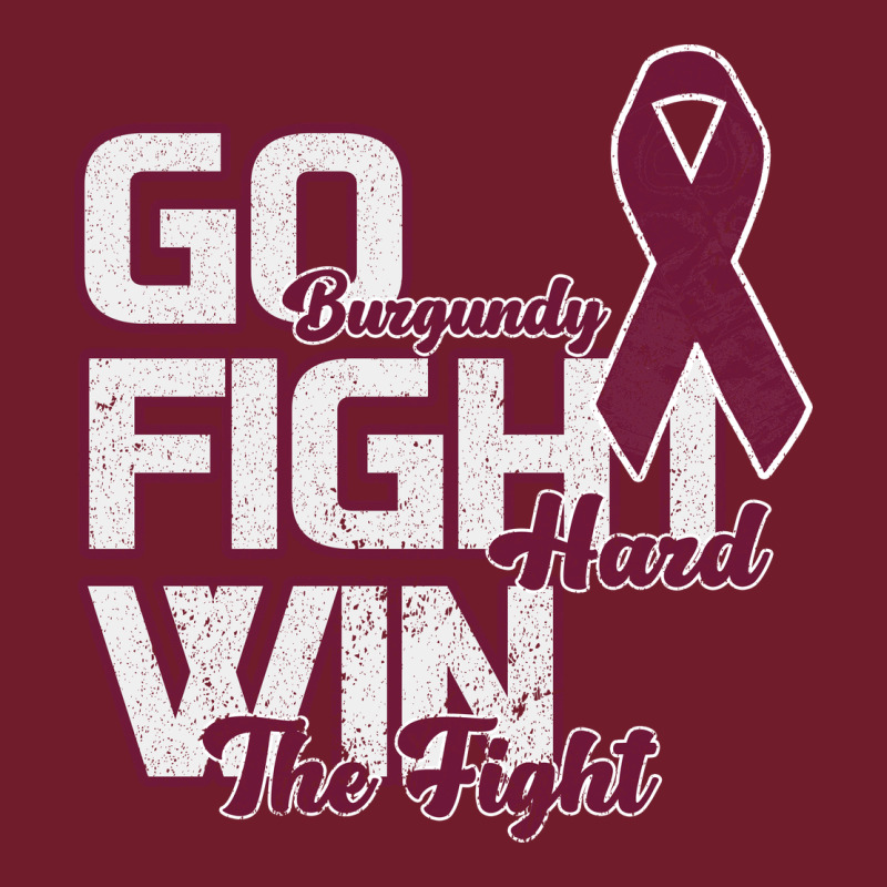 Go Burgundy Fifht Hard Win The Fight Zipper Hoodie by Bettercallsaul | Teevron