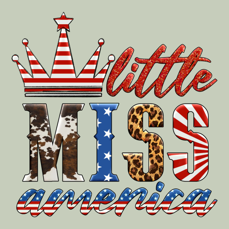 Little Miss America Ladies Tee by HRA Design Shop | Teevron