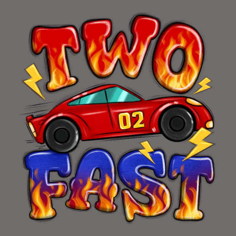 Two Fast Boys Birthday Racing Car Urban Heavy Tee by MaliasSmallBusiness | Teevron